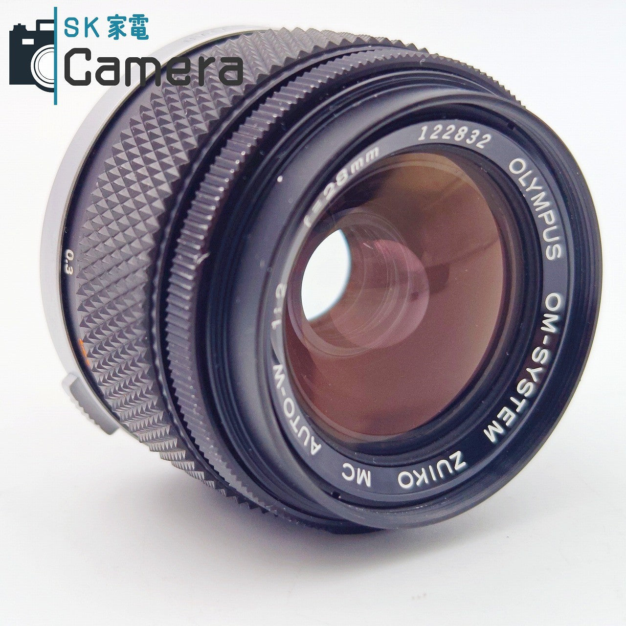 【中古】 OLYMPUS OM-SYSTEM ZUIKO MC AUTO-W 28ｍｍ F2 オリンパス キャップ付 良