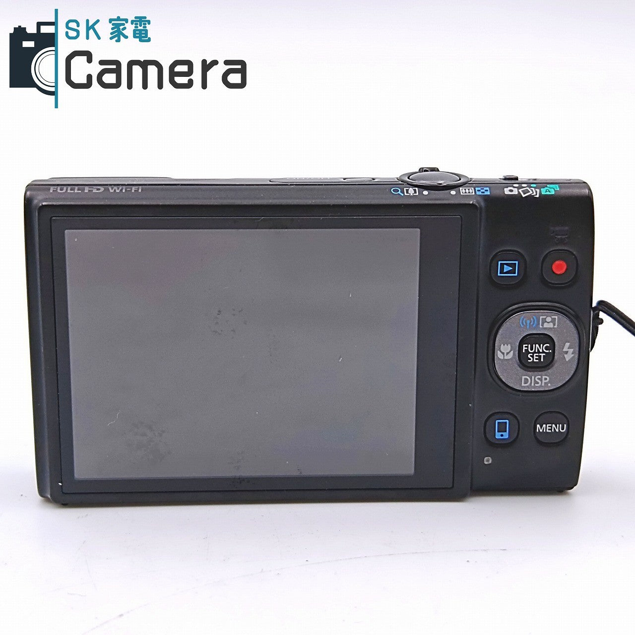 【中古】 Canon IXY 640 ブラック PC2198 電池 充電器付 キャノン コンパクトデジタルカメラ
