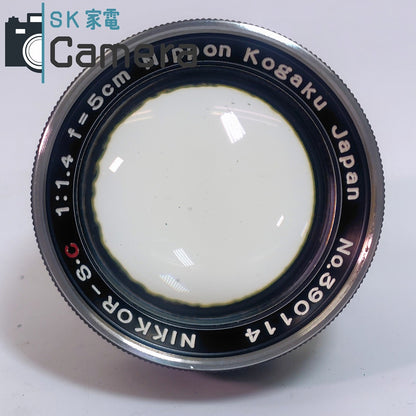 Nikon S2 後期 NIKKOR-S・C 5cm F1.4 ブラック キィートスさんにてOH済 レンジファインダー オリジナルブラック 30日保証