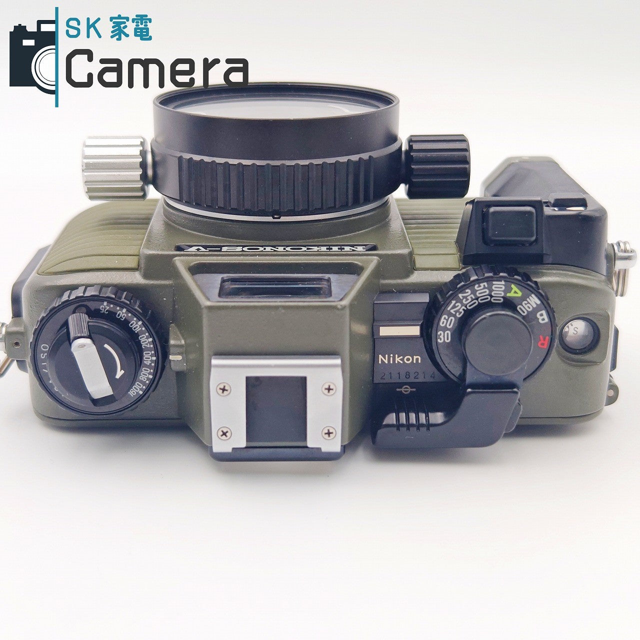 【中古】 NIKON NIKONOS-V NIKKOR 35ｍｍ F2.5 オリーブ シャッター 露出 動作 ニコン ニコノス キャップ付