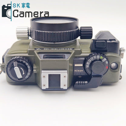 【中古】 NIKON NIKONOS-V NIKKOR 35ｍｍ F2.5 オリーブ シャッター 露出 動作 ニコン ニコノス キャップ付