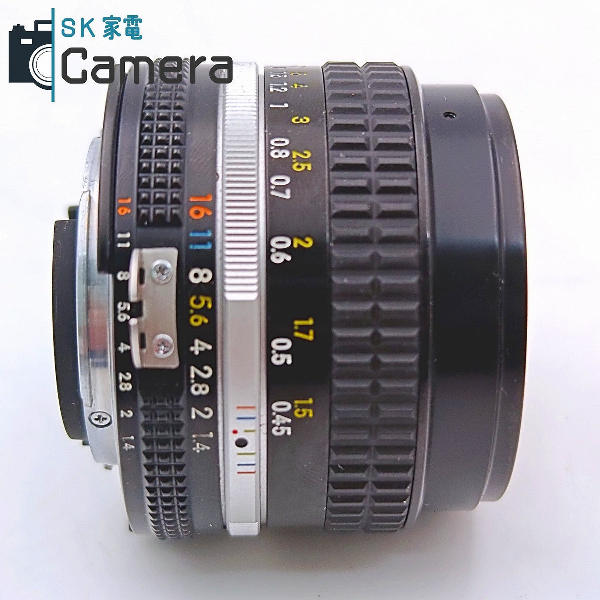 【中古】 Nikon NIKKOR 50ｍｍ F1.4 Ai-s ニコン キャップ フィルター付