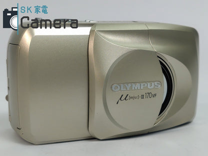 【実用】 OLYMPUS μ[mju:]-II 170 VF オリンパス コンパクトフィルムカメラ テスト用フィルムで確認済 170VF ミュー 良