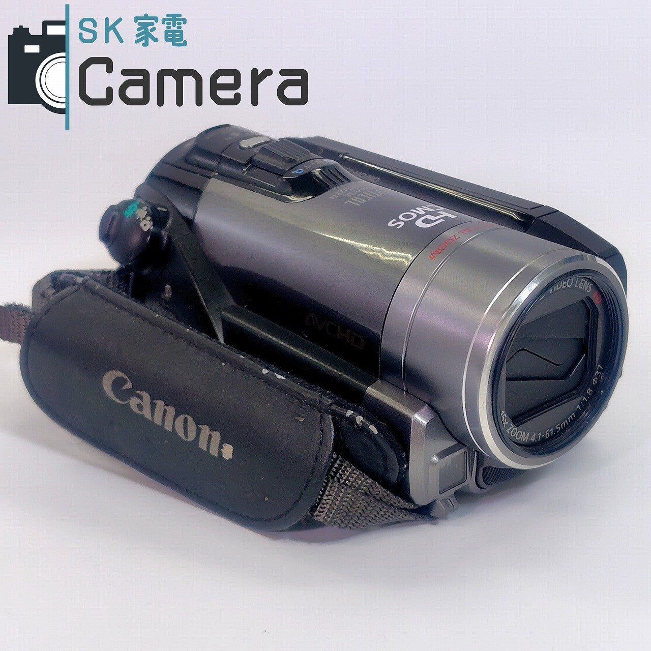 【中古】 Canon iVIS HF-20 デジタルビデオカメラ BP-809 電池付 キャノン HD CMOS 動作確認済
