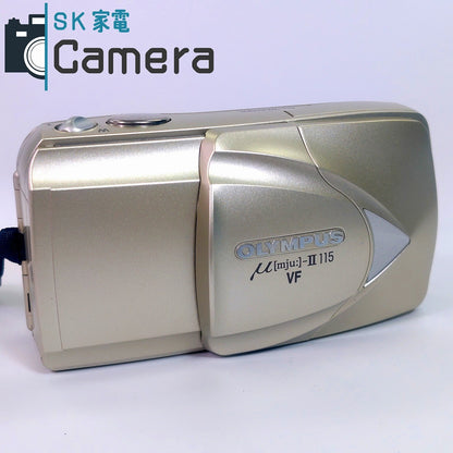 【中古】 OLYMPUS μ [mju:] - II 115 VF オリンパス ミュー コンパクトフィルムカメラ 美品 μ Ⅱ