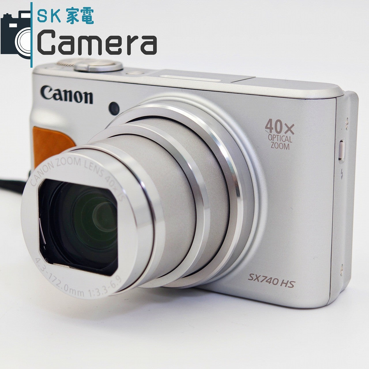 【中古】 Canon PowerShot SX740 HS キャノン パワーショット コンパクトデジタルカメラ 電池 SD64GB 付 美品