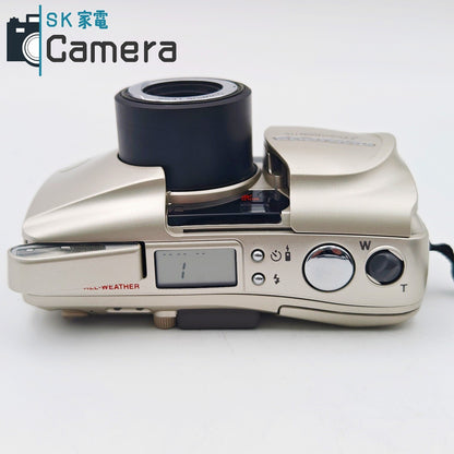 【中古】 OLYMPUS μ [mju:] ZOOM 115 オリンパス ミュー コンパクトフィルムカメラ テスト用フィルムにて確認済 美品