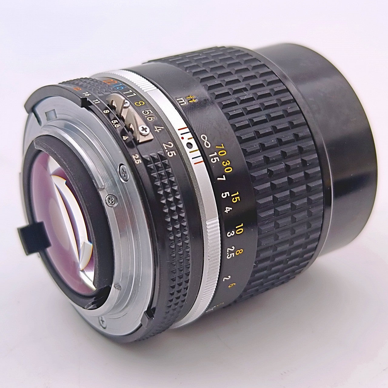 【中古】 Nikon NIKKOR 105ｍｍ F2.5 Ai-s SICコーティング ニコン キャップ付き