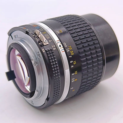 【中古】 Nikon NIKKOR 105ｍｍ F2.5 Ai-s SICコーティング ニコン キャップ付き