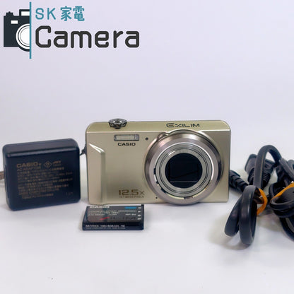 【中古】 CASIO EXILIM EX-ZS150 カシオ エクシリム コンパクトデジタルカメラ 電池 充電器付 美品