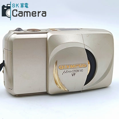 【中古】 OLYMPUS μ [mju:] ZOOM 140 VF 38-140ｍｍ オリンパス ミュー テスト用フィルムにて確認済 コンパクトフィルムカメラ