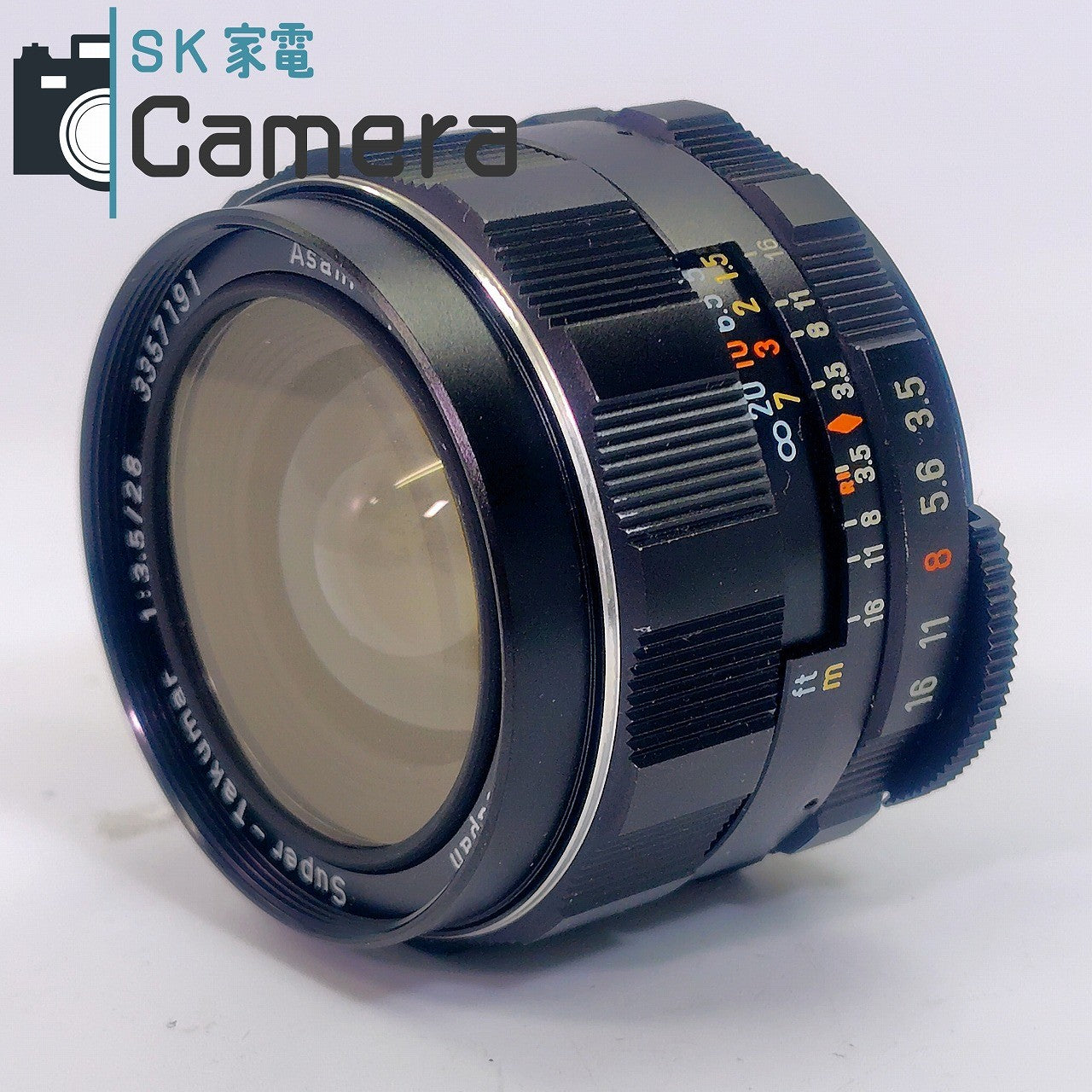 【中古】 PENTAX Super-Takumar 28ｍｍ F3.5 M42 キャップ フィルター付 ペンタックス 美品