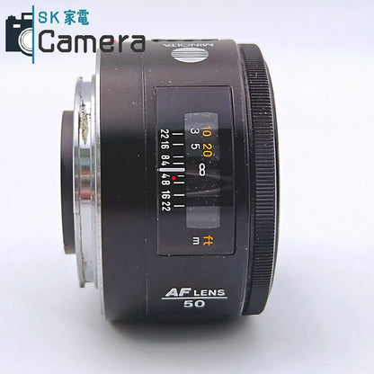 MINOLTA AF 50ｍｍ F1.4 キャップ付き ミノルタ Aマウント 美品