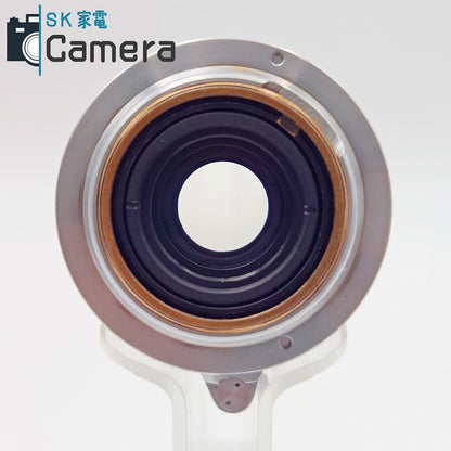 【中古】 NIKON W-NIKKOR・C 3.5cm F2.5 L39 黒帯 ニコン 2026年1月清掃済 Nippon Kogaku Japan キャップ付 良