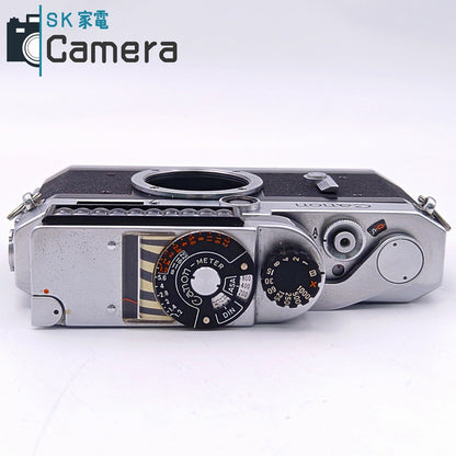 【中古】 Canon P ポピュレール レンジファインダー METER 露出計 革ケース付 キャノン