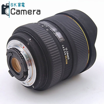 SIGMA 12-24ｍｍ D F4.5-5.6 DG HSM ニコン用 シグマ キャップ付