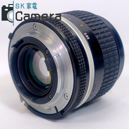 Nikon NIKKOR 85ｍｍ F2 Ai-s HS-10 フード キャップ フィルター付 ニコン 美品