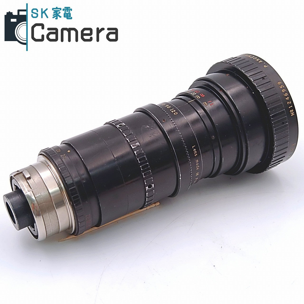 【中古】 P.ANGENIEUX PARIS 12-120ｍｍ F2.2 ANGENIEUX-ZOOM TYPE 10ｘ12 B アンジェニュー ARRIFLEX用 アリフレックス