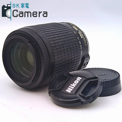 【中古】 Nikon DX AF-S NIKKOR 55-200ｍｍ F4-5.6 G ED VR ニコン キャップ付