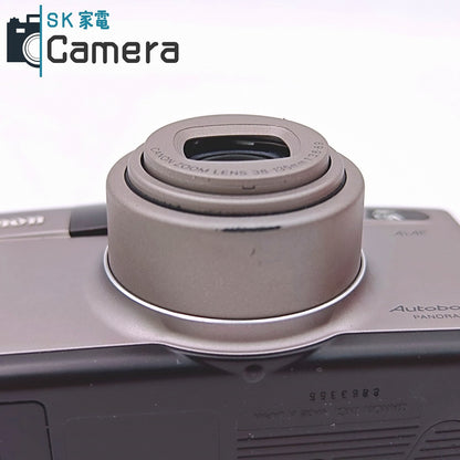 【中古】 Canon Autoboy SII PANORAMA AiAF テスト用フィルムにて確認済み キャノン オートボーイ コンパクトフィルムカメラ 箱付