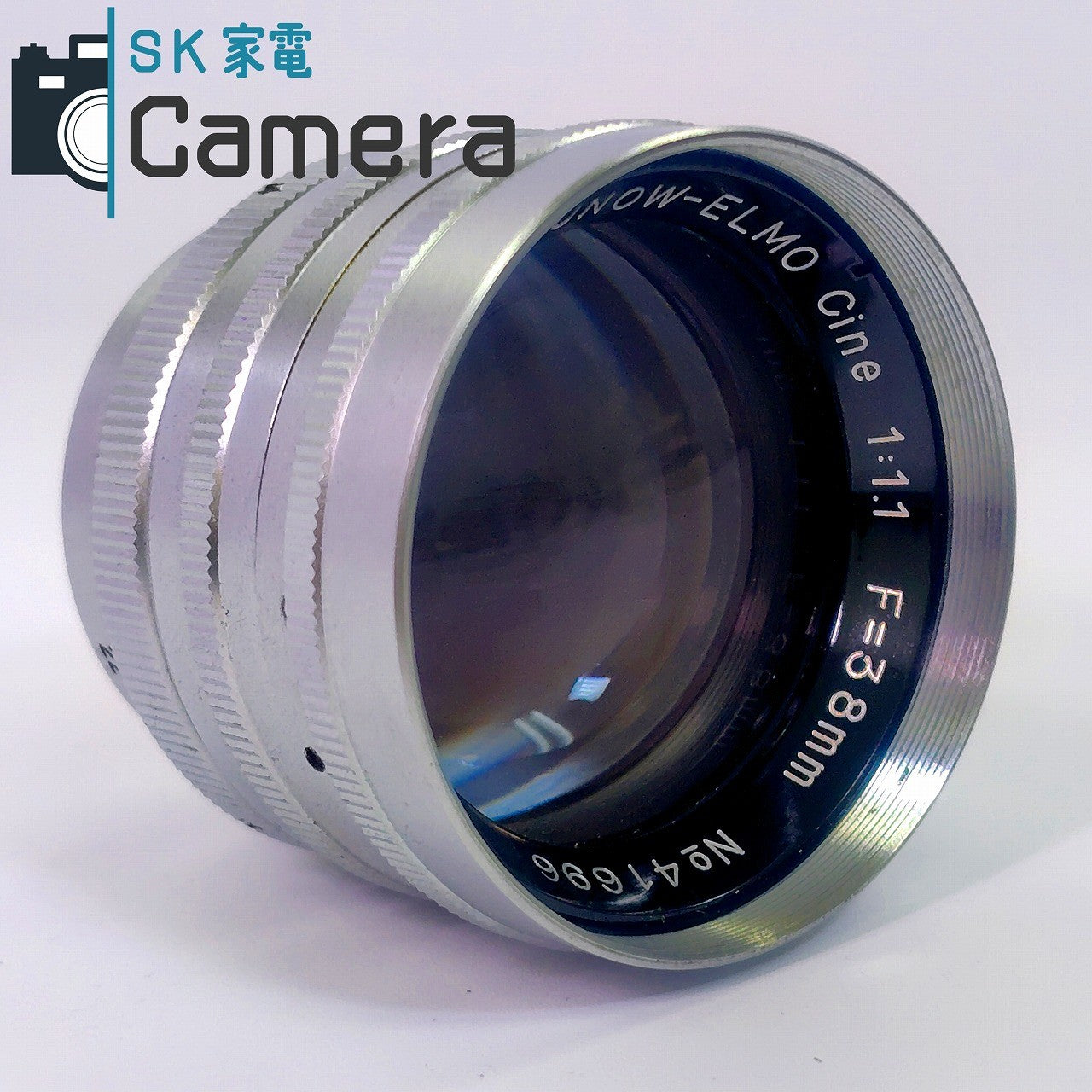 【中古】 ZUNOW-ELMO Cine 38ｍｍ F1.1 ズノー エルモ シネレンズ Dマウント