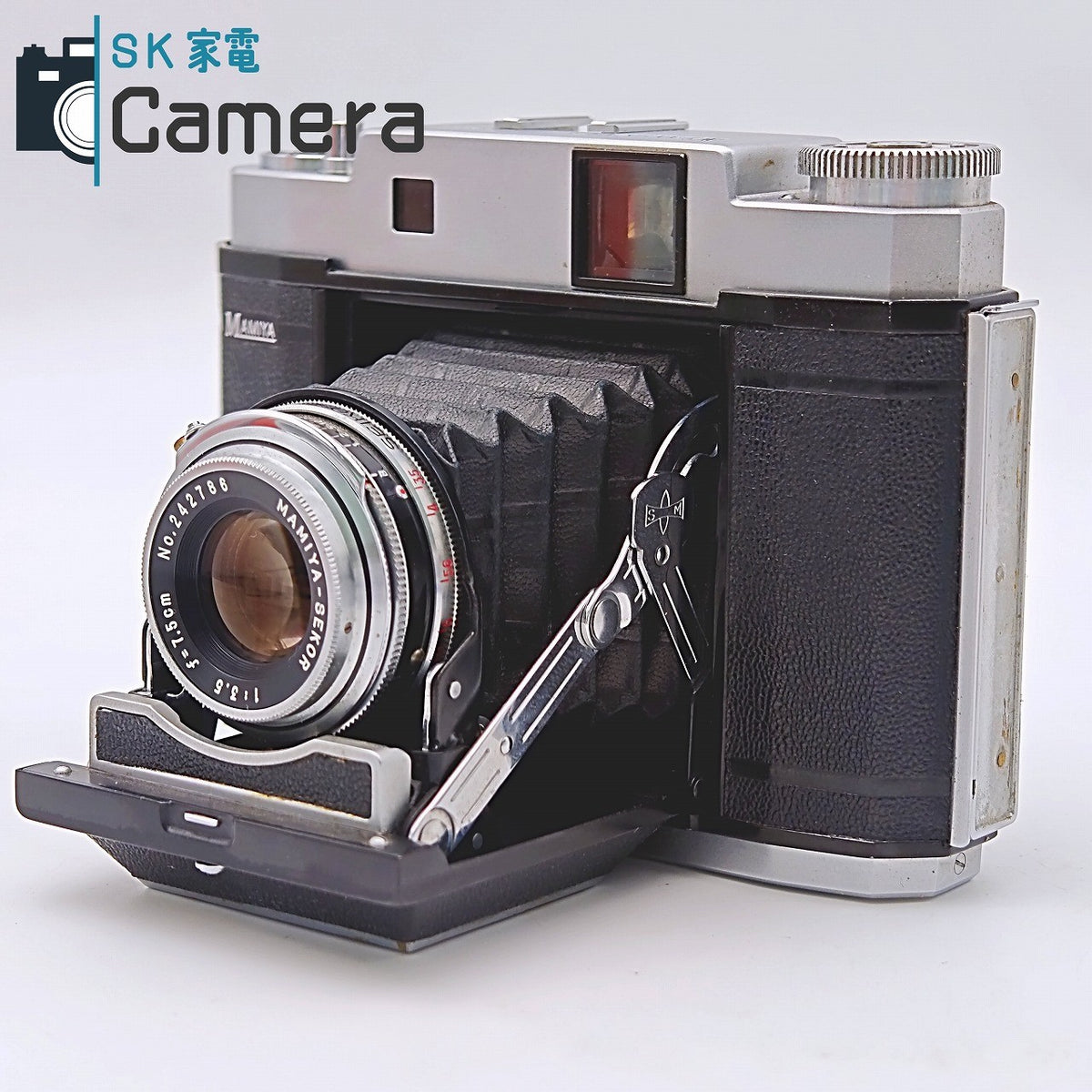 MAMIYA-6 AUTOMATIC MODEL2 SEKOR 7.5cm F3.5 蛇腹カメラ マミヤ オートマット2 元箱付 シリアル一致