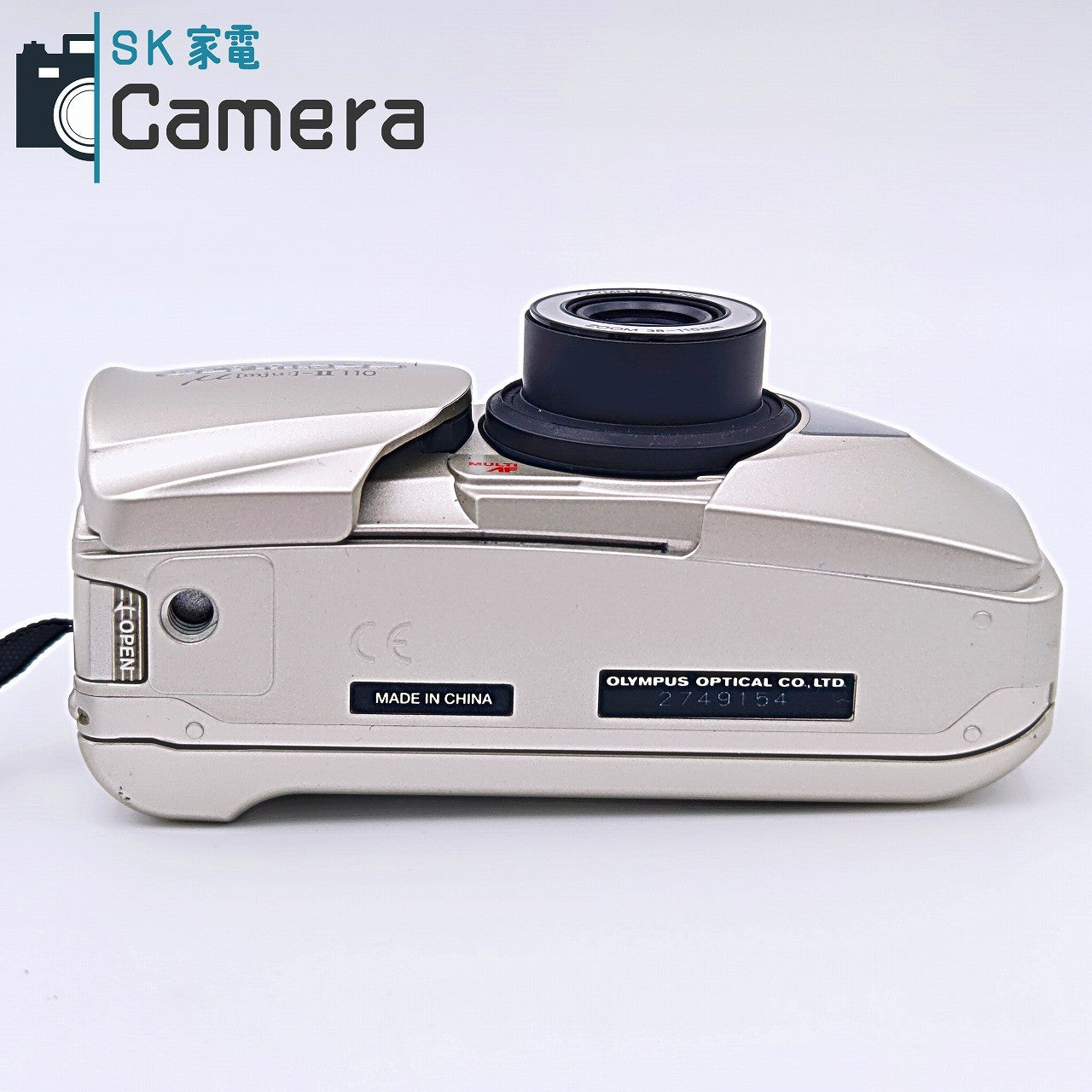 【中古】 OLYMPUS μ [mju:]-II 110 38-110ｍｍ オリンパス ミュー コンパクトフィルムカメラ テスト用フィルムにて確認済