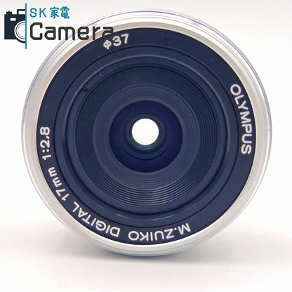 【中古】 OLYMPUS M.ZUIKO DIGITAL 17ｍｍ F2.8 オリンパス マイクロフォーサーズ キャップ付 美品