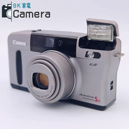 【中古】 Canon Autoboy S II PANORAMA テスト用フィルムにて確認済み キャノン オートボーイ SII コンパクトフィルムカメラ