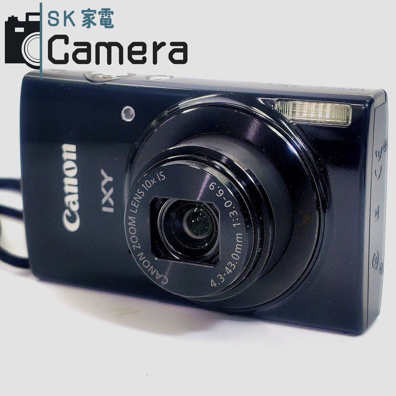 【中古】 Canon IXY 210 ブラック PC2332 キャノン イクシー コンパクトデジタルカメラ ブラック 充電器付