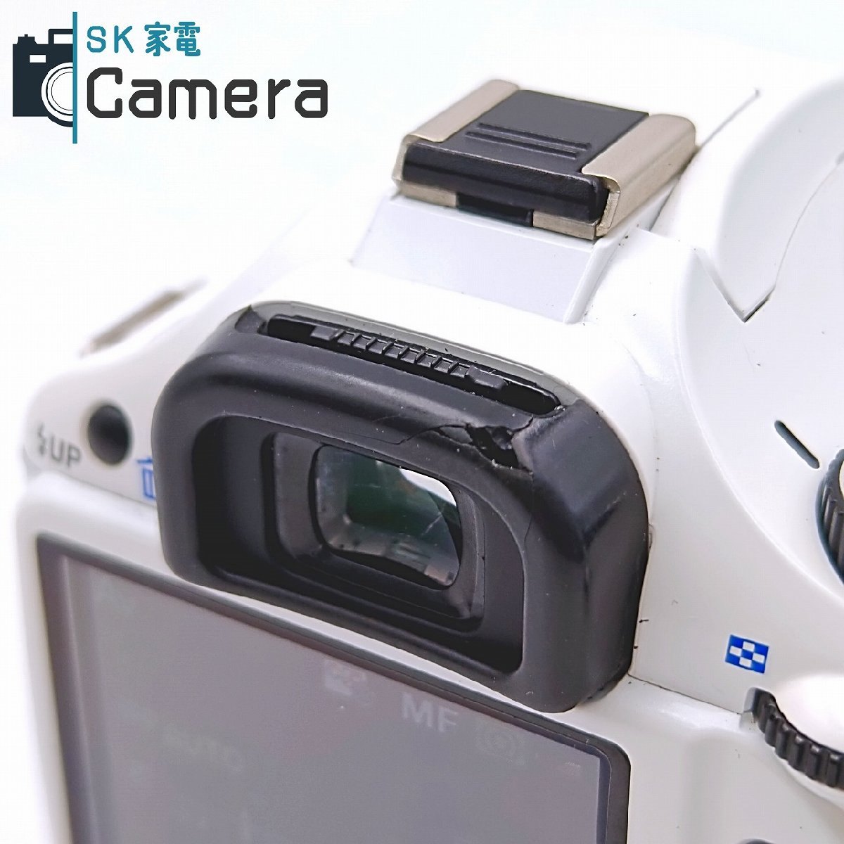 PENTAX K-x ホワイト SMC PENTAX-DA 18-55ｍｍ F3.5-5.6 AL WR ショット数約3000回 単三電池駆動 ペンタックス