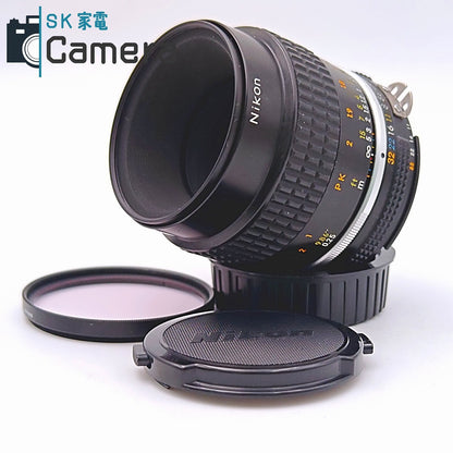 【中古】 NIKON Micro-NIKKOR 55ｍｍ F2.8 Ai-s ニコン キャップ付