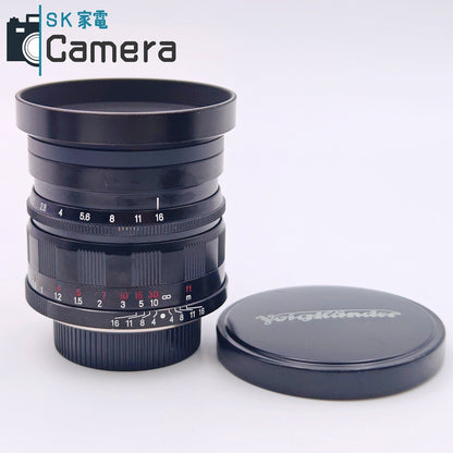 【中古】 Voigtlander NOKTON 50ｍｍ F1.5 ASPHERICAL L39 フォクトレンダー ノクトン フード付き 美品