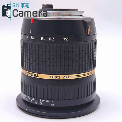 【中古】 TAMRON SP DiII 10-24ｍｍ F3.5-4.5 B001 ペンタックス用 Kマウント タムロン キャップ付 良