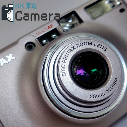 【中古】 PENTAX ESPIO 120 SW II ペンタックス エスピオ ピンク 120SWII テスト用フィルムにて確認済 コンパクトフィルムカメラ