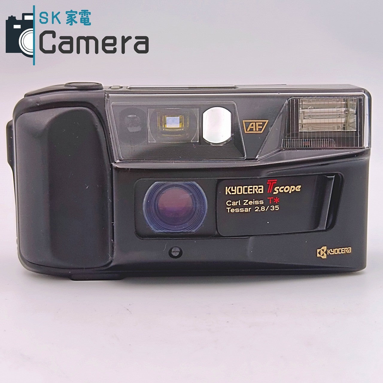 【中古】 KYOCERA Tscope Tessar 35ｍｍ F2.8 京セラ T スコープ コンパクトフィルムカメラ