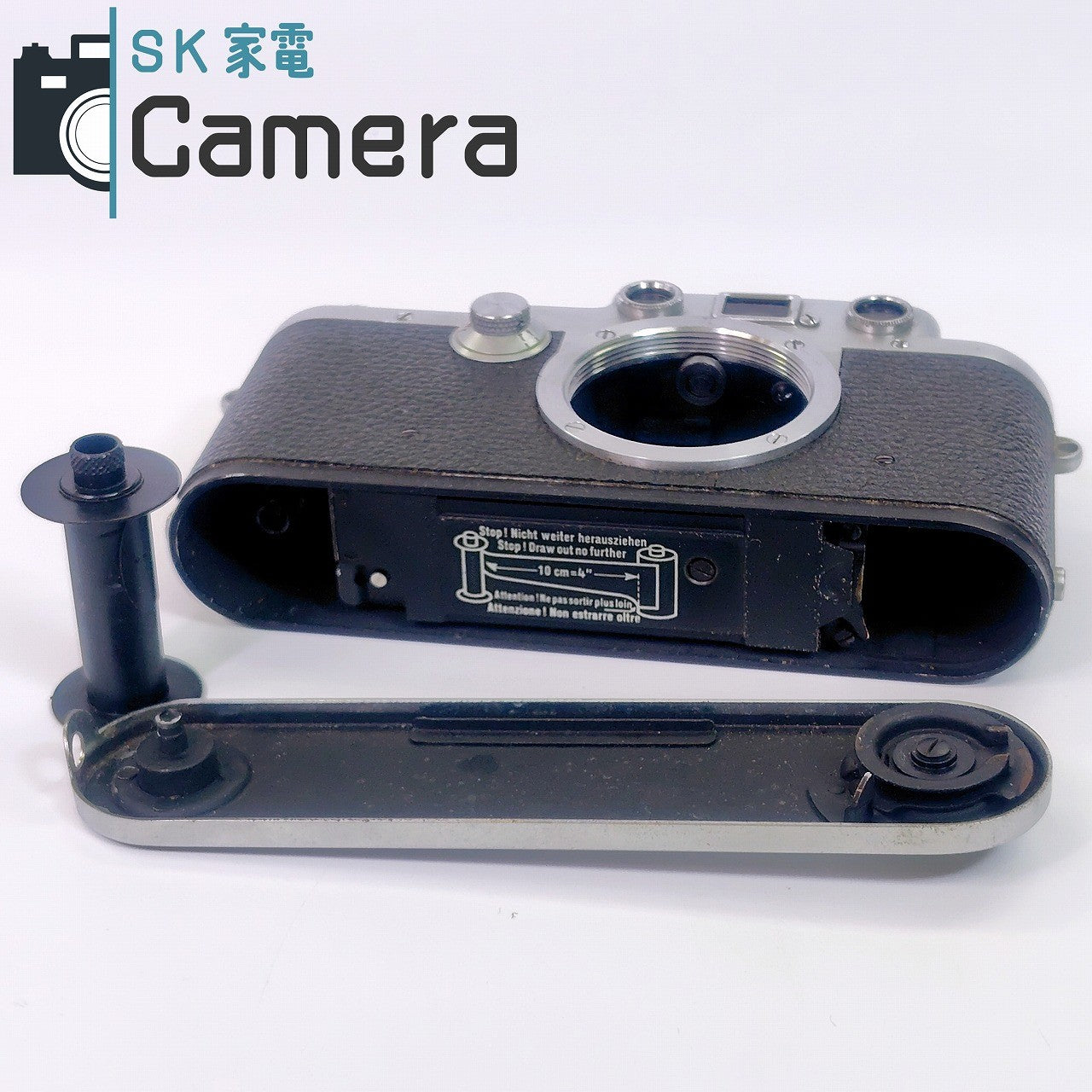 【中古】 Leica IIIF 平爪 レンジファインダー 2025年10月修理済 30日保証 ライカ Ⅲ F