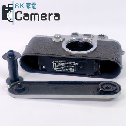【中古】 Leica IIIF 平爪 レンジファインダー 2025年10月修理済 30日保証 ライカ Ⅲ F