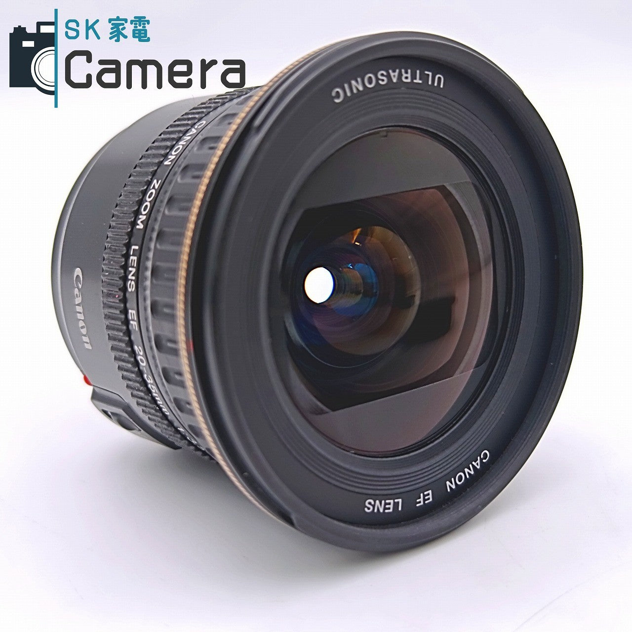 【中古】 Canon EF 20-35ｍｍ F3.5-4.5 USM キャノン キャップ フィルター 付 良