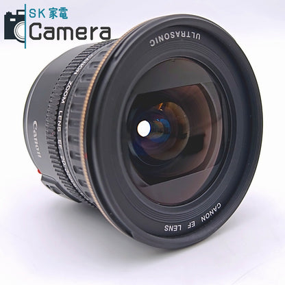 【中古】 Canon EF 20-35ｍｍ F3.5-4.5 USM キャノン キャップ フィルター 付 良