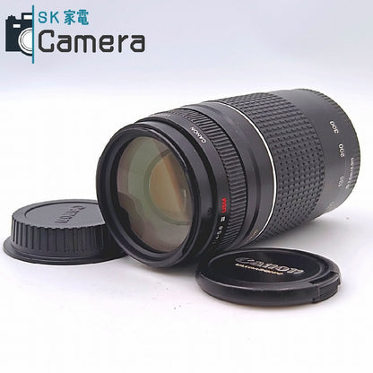 Canon EF 75-300ｍｍ F4-5.6 III USM キャノン キャップ付