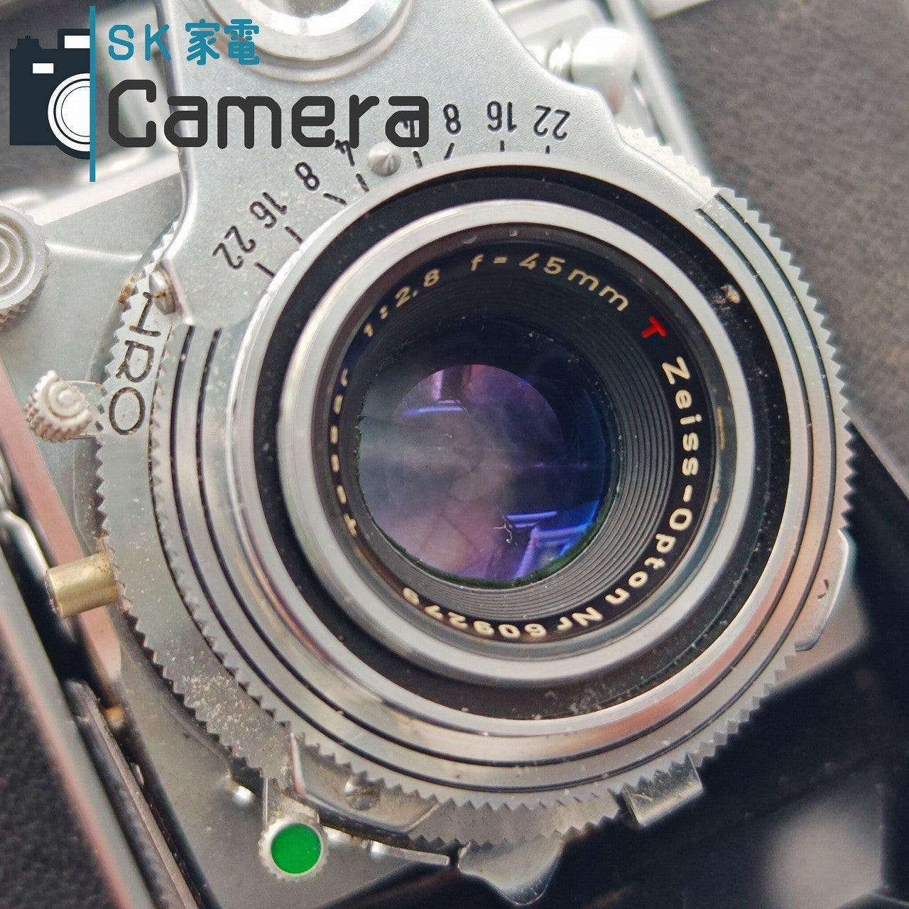 【中古】 ZEISS IKON CONTESSA Tessar 45ｍｍ F2.8 T コンテッサ テッサー ツァイスイコン メーター動作