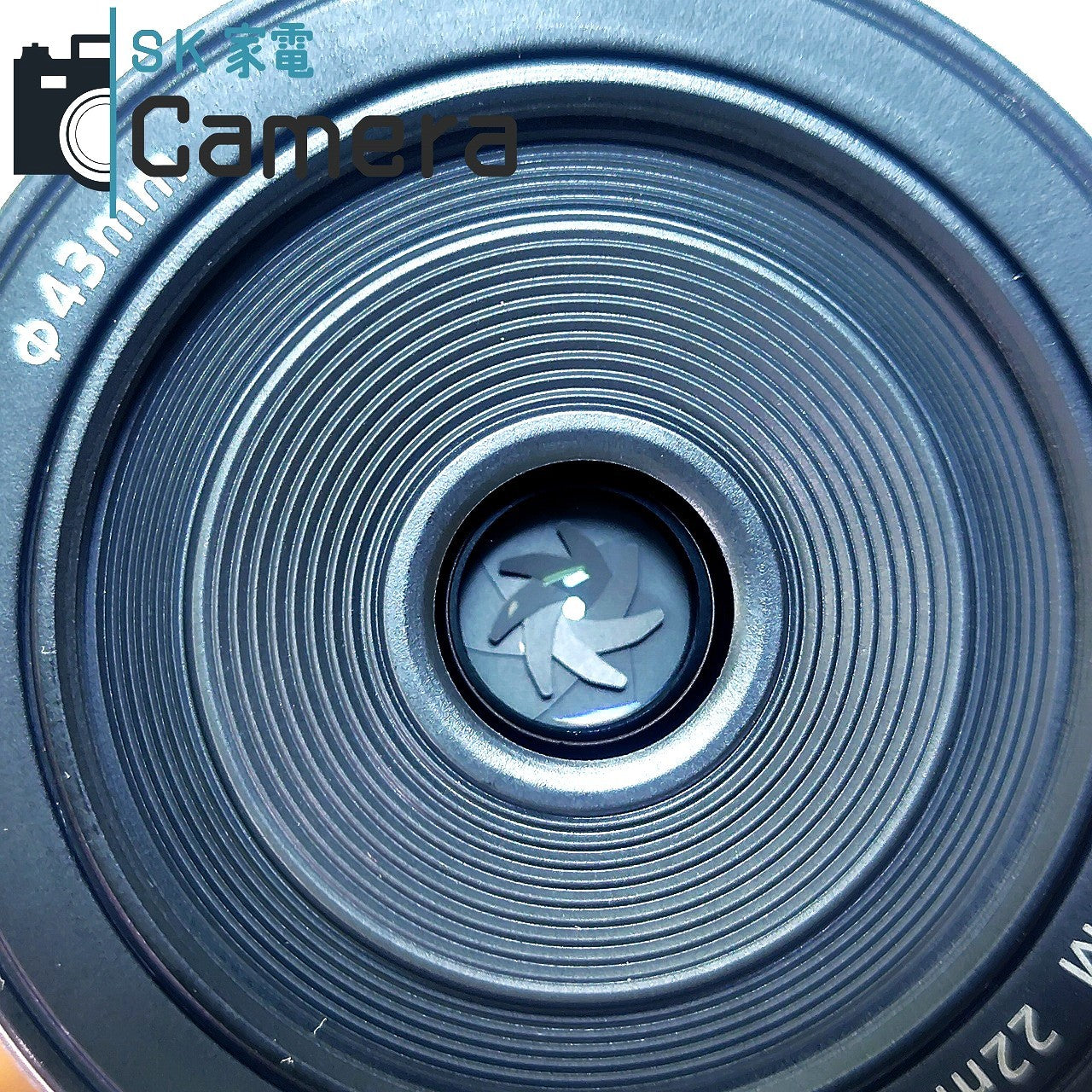 【中古】 Canon EF-M 22ｍｍ F2 STM キャノン キャップ付 美品