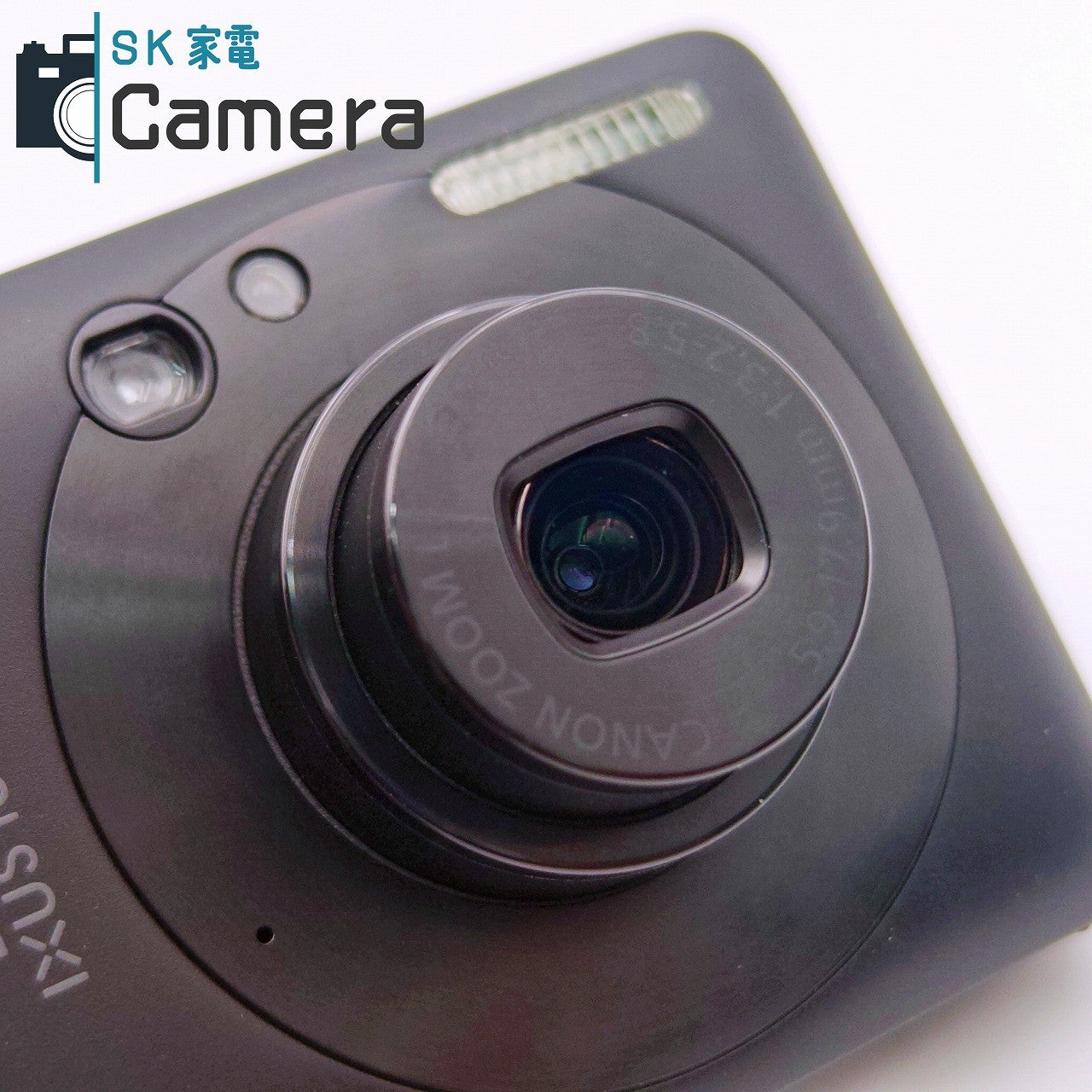 【中古】 Canon DIGITAL IXUS 100 IS ブラック コンパクトデジタルカメラ 電池 充電器付 キャノン 美品