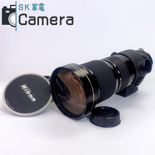 【中古】 Nikon Zoom-NIKKOR ＊ ED 50-300ｍｍ F4.5 Ai-s ニコン ストラップ キャップ フィルター 付