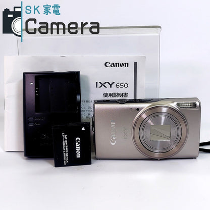 【中古】 Canon IXY 650 コンパクトデジタルカメラ PC2274 キャノン イクシー IXY650 電池 充電器 付 美品