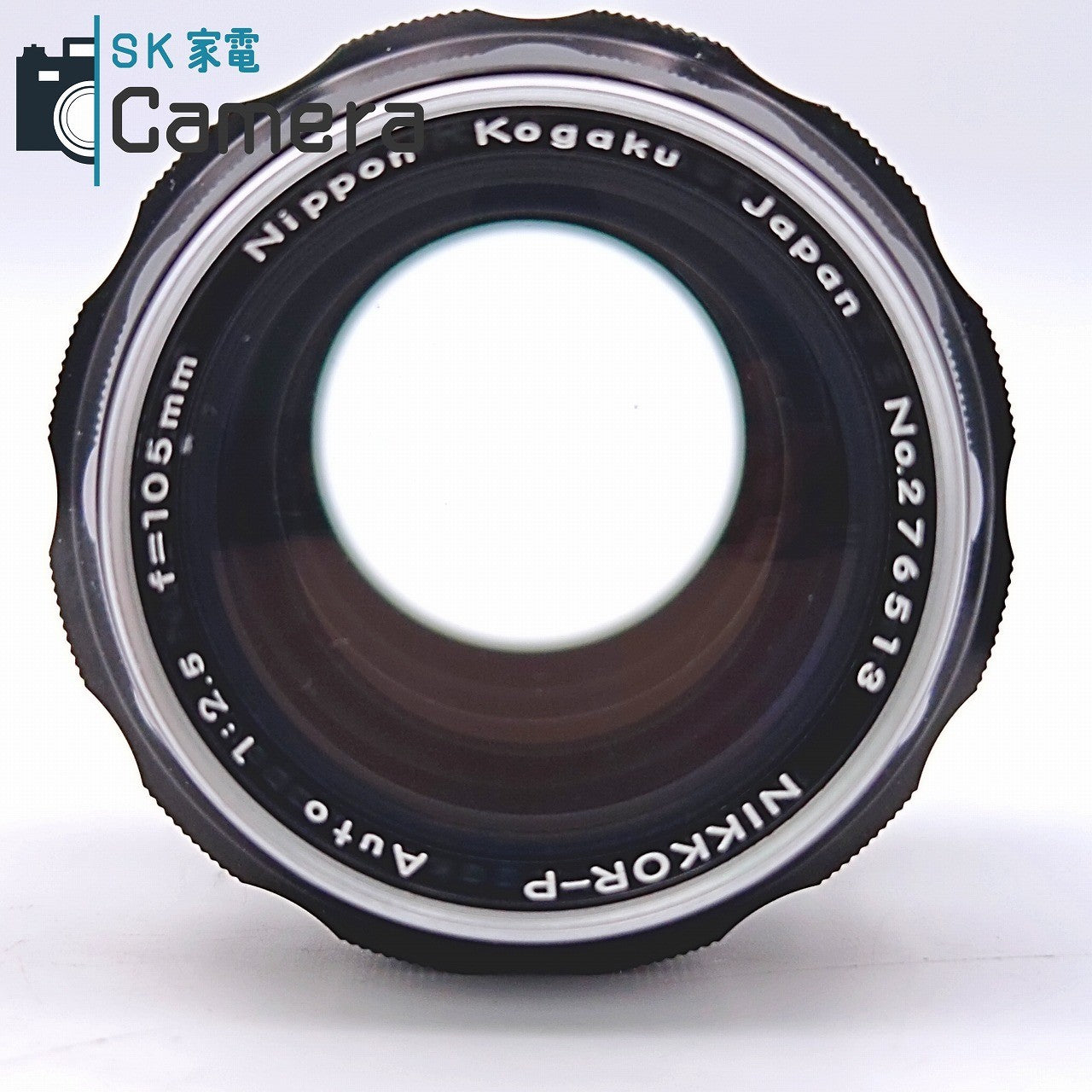 【中古】 Nikon Nippon Kogaku NIKKOR-P Auto 105ｍｍ F2.5 非Ai ニコン フード付