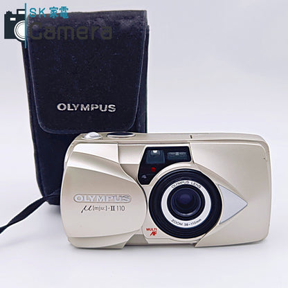 【中古】 OLYMPUS μ [mju:]-II 110 38-110ｍｍ オリンパス ミュー コンパクトフィルムカメラ テスト用フィルムにて確認済