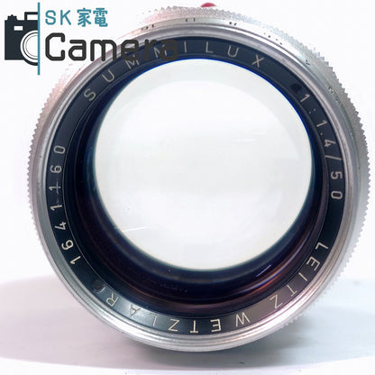 LEICA SUMMILUX 50ｍｍ F1.4 1st 逆ローレット 2025年8月清掃済 ライカ ズミルックス 164万番台