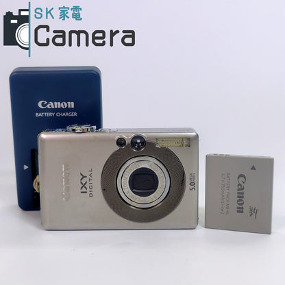 【中古】 Canon IXY DIGITAL 55 キャノン イクシー コンパクトデジタルカメラ 充電器付